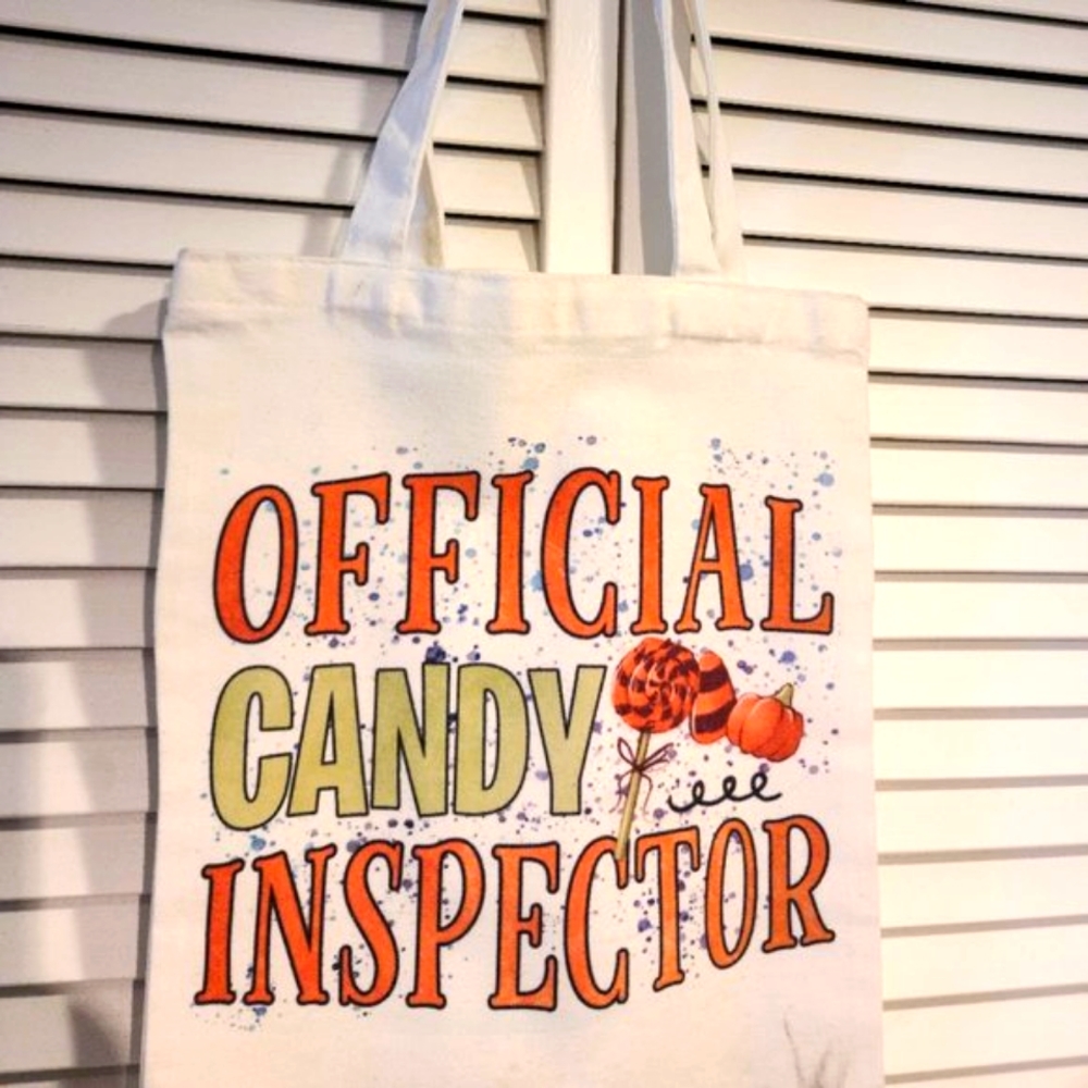 Canvas Tote Shoulder Bag - Handbag - Fall / Halloween / Candy bag-CHOOSE THEME